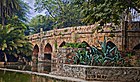 The Athpula (eight piers) bridge in Lodi gardens