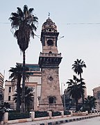 Bab Al Faraj Clock Tower in the Old City of Aleppo