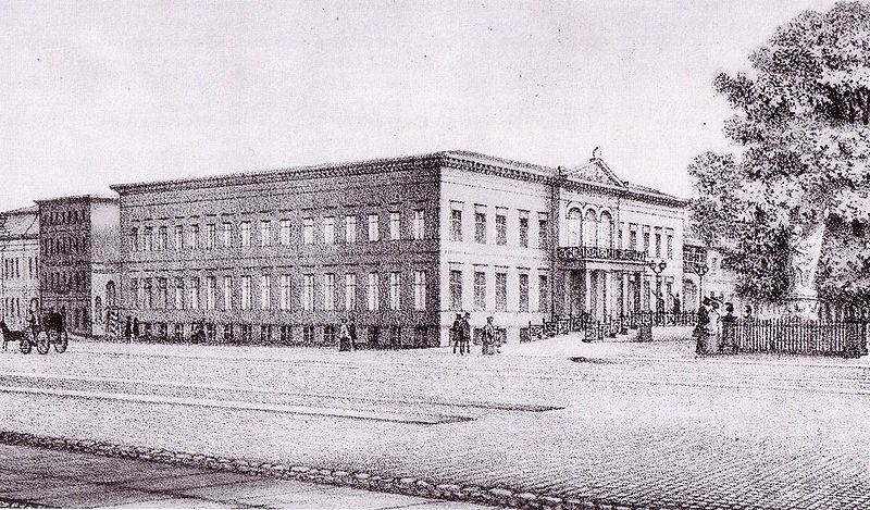 File:Berlin, Wilhelmplatz, Ordenspalais, um 1830.jpg