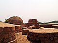 Brick Chaitya along with group of Stupas at Guntupalle