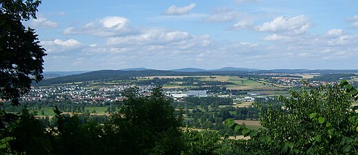 Burgholz, Hohes Lohr, Jeust, Wüstegarten, Emsdorf Kirchhain, rechts (vor Emsdorf) Langenstein