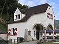 Stationshaus der Standseilbahn zum Schloss Hohenaschau