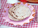 Chapati, indiskt tunnbröd.