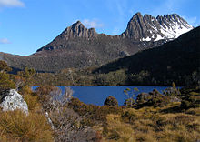 Cradle Mountain in Tasmania's UNESCO World Heritage Wilderness Area CradleMountain.jpg