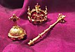 Little reproductions of the Bohemian crown jewels