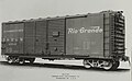 Gedeckter Güterwagen der D&RGW Reihe 65100–65199, 1939