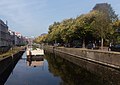 Den Haag, Blick auf eine Strasse (der Prinsessewal) vom Veenkade