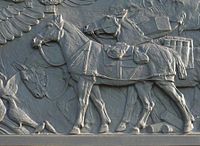 Horses in Brook Hitch relief