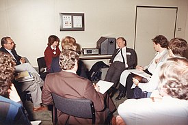 Donald Michie teaching