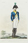 Uniform m/1802 vid Drottningens livregemente till fot