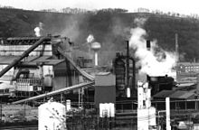 BOP Shop (Basic Oxygen Process) and Ladle Metallurgy Facility of the Edgar Thomson Steel Works, mid-1990s Edgar Thomson.jpg