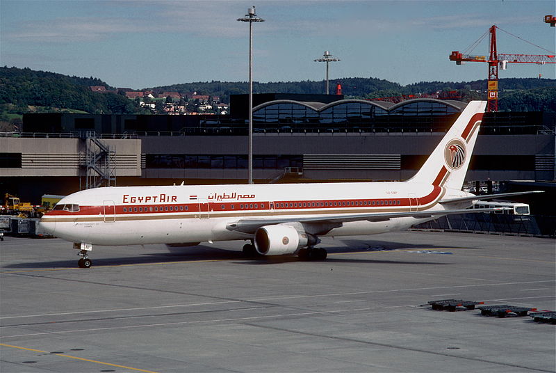 ملف:Egypt Air Boeing 767-366ER; SU-GAP@ZRH, October 1999 BZS (5552623021).jpg