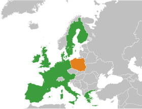 La frontière euro-polonaise entre 1995 et 2004.