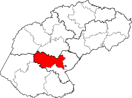 Municipalità metropolitana di Mangaung – Mappa