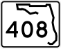 State Road 408 marker