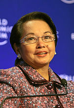 Photographic portrait of Gloria Macapagal Arroyo