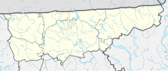 Mapa lokalizacyjna powiatu gołdapskiego