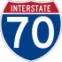 Interstate 70 marker