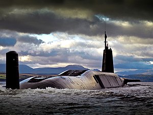 Image of HMS Vengeance returning to HMNB Clyde, after completing Operational Sea Training MOD 45159434.jpg