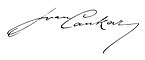 Ivan Cankar, podpis (z wikidata)
