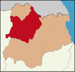 Distretto di Kırklareli – Mappa