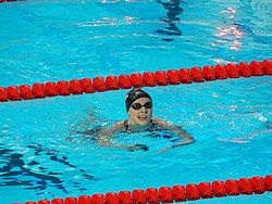 Kazan 2015 - Katie Ledecky wins 400m freestyle.JPG