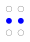 ⠒ (braille pattern dots-25)