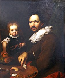 Autoportrait avec la fille de l'artiste (1713), Mainfränkisches Museum, Wurtzbourg.