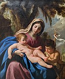 Мадонна с Младенцем и Иоанном Крестителем. 1635. Холст, масло. Лувр, Париж