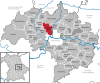 Lage der Gemeinde Lappersdorf im Landkreis Regensburg