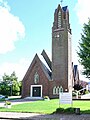 Église Saint-Blaise, décorée par Raymond Couvègnes.