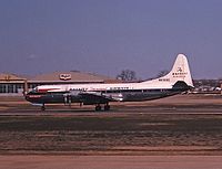 Lockheed L-188A Electra компании Braniff Airways