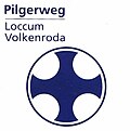 Miniatuur voor Bestand:Logo pilgerweg loccum volkenroda bearbeitet.jpg