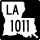 Louisiana Highway 1011 marker