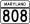 MD Route 808.svg
