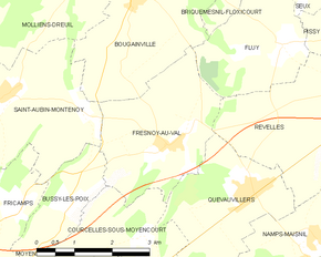 Poziția localității Fresnoy-au-Val