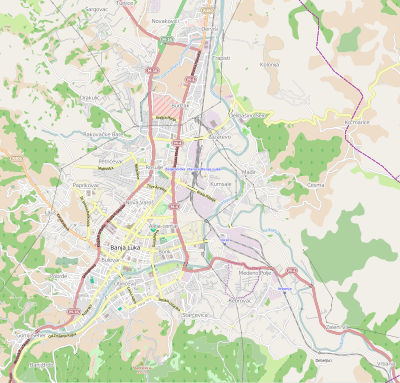 Location map Banja Luka