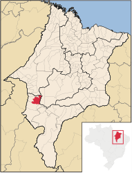 São João do Paraíso – Mappa