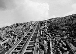 Marsh rack system of the Mount Washington Cog Railway.jpg