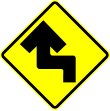 SP-9: Sharp reverse curve (left)