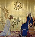 Nicolas Lokhoff. Copy of the picture: The Annunciation by Simone Martini