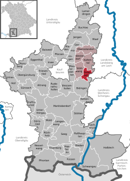 Osterzell - Localizazion