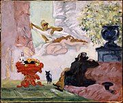 Paul Gachet's oil-on-canvas copy of Cézanne's "A Modern Olympia".