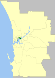 Città di Perth – Mappa