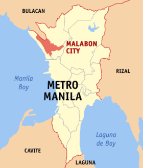 Localisation de Malabon