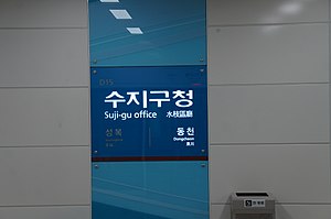 역명판