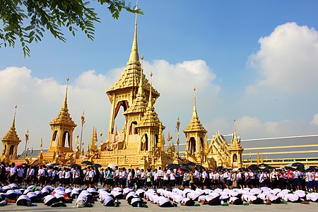 Royal Crematorium (Phra Merumas) Exhibition of King Rama 9 of Thailand