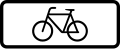 IN11.561: Zusatzzeichen – Fahrrad
