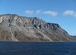 Gyűrődések a Torngat-hegységben