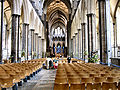 Salisbury Cathedral interior looking east